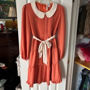 Modcloth Pumpkin Spice Dress! Medium